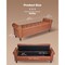 Button-Tufted PU Leather Bench with Storage for Living and Dining Room